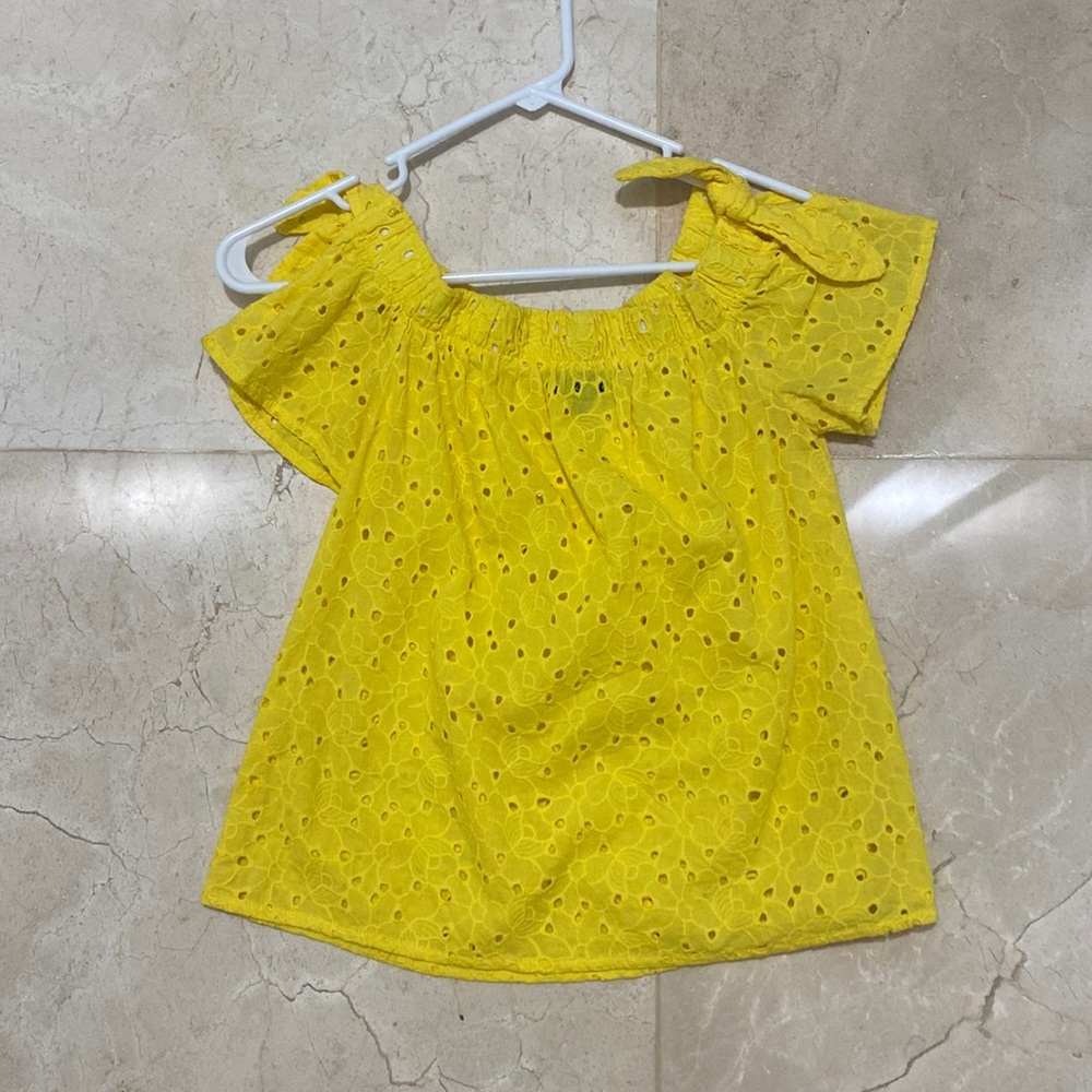 yellow cute shirt floral